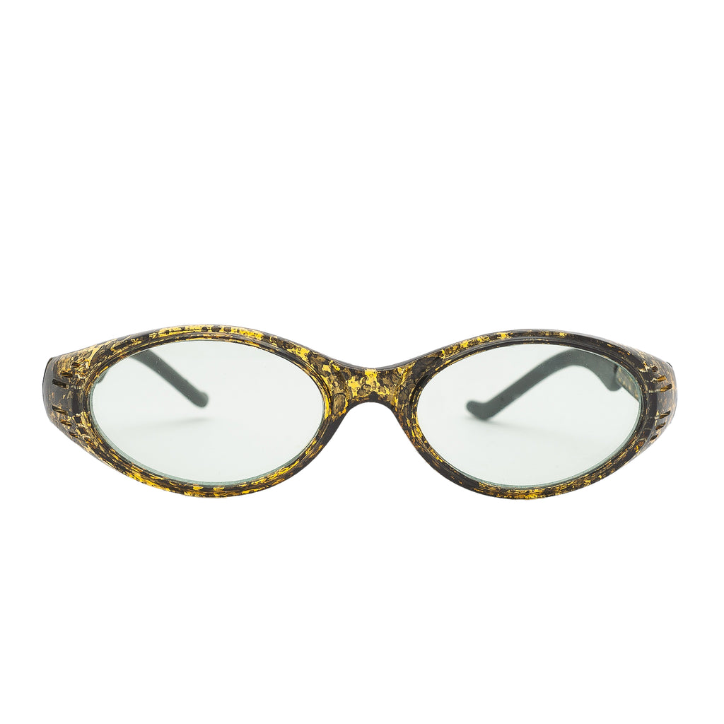 "Asher" Vintage 2000's Round Snake Printed Sunglasses