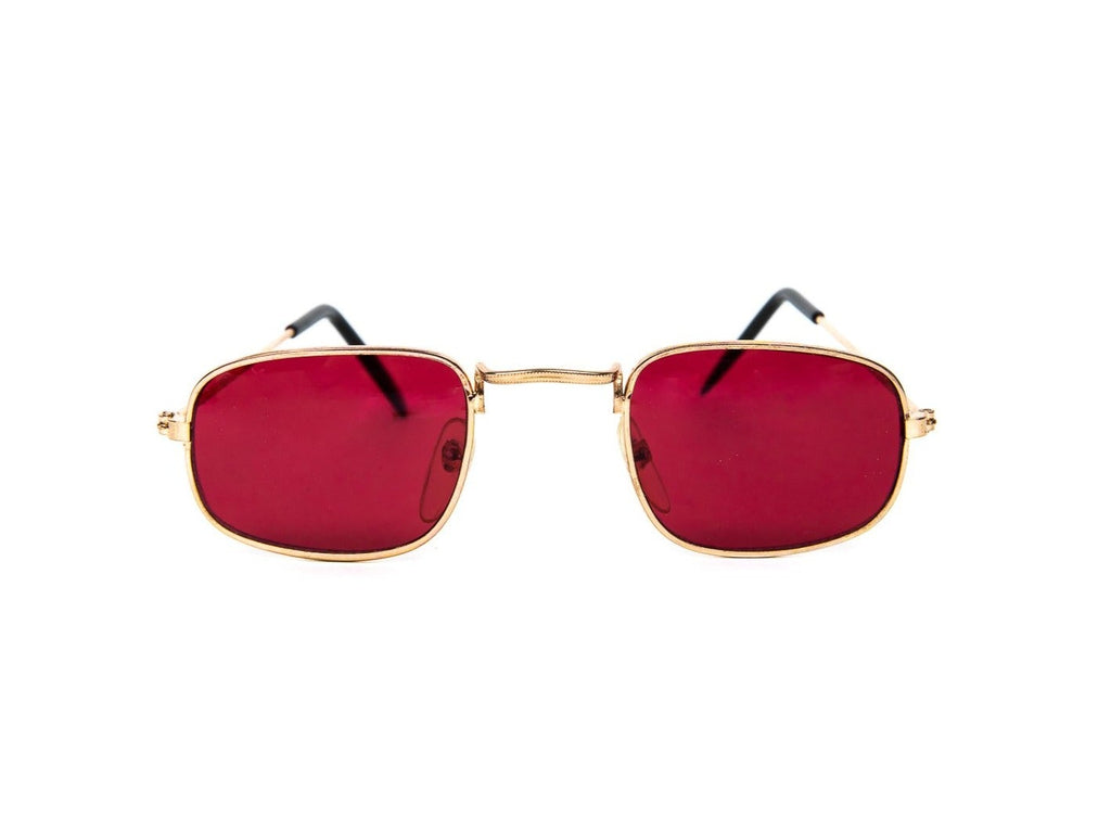 "Goldberg" 2000's Y2K Vintage Micro Square Sunglasses - Brillies