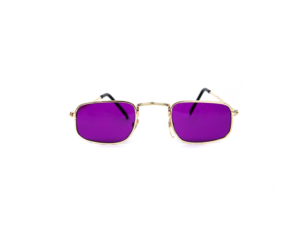 "Goldberg" 2000's Y2K Vintage Micro Square Sunglasses - Brillies