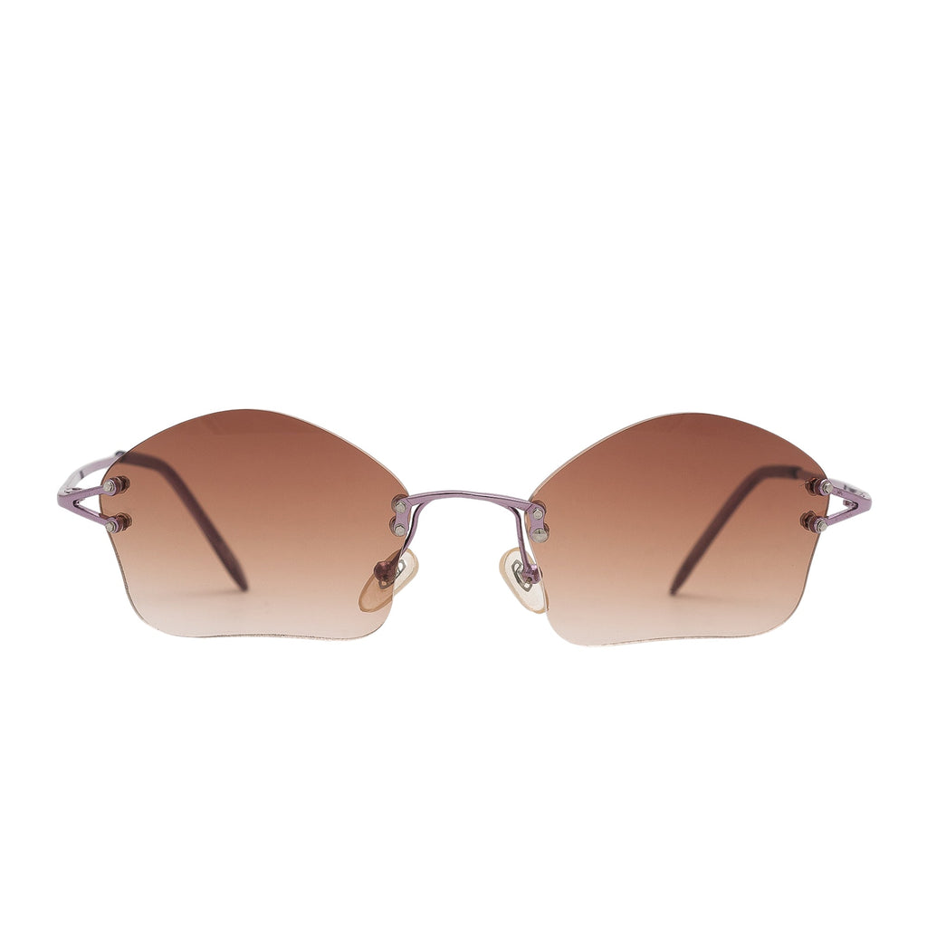 "Krystal" Geometric 2000's Vintage Sunglasses - Brillies