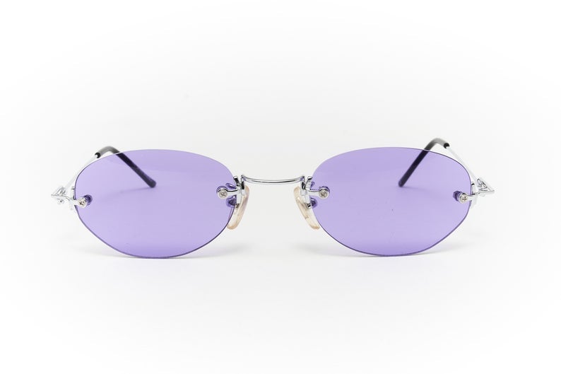"Lana" 2000's Micro Round Sunglasses - Brillies