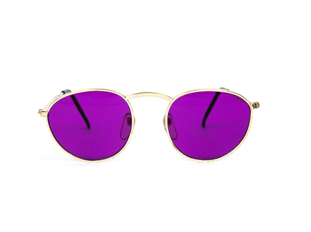 "Ollie" 1990's Micro Round Sunglasses - Brillies