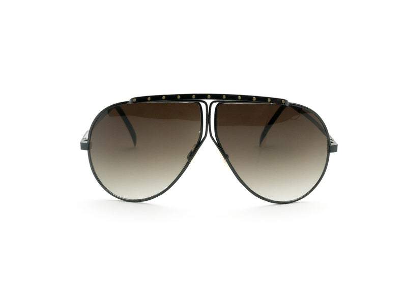 "Ye" 1980's Rivet Aviator Sunglasses - Brillies